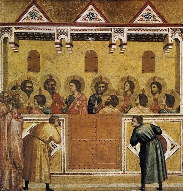 Day of Pentecost - Giotto, C. 1267 The National Gallery, London